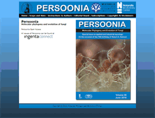 Tablet Screenshot of persoonia.org